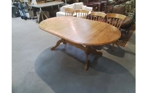 TABLE OVALE PIN GM