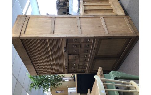 MEUBLE DE METIER A VOLETS CHENE CLAIR
