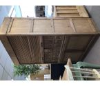 MEUBLE DE METIER A VOLETS CHENE CLAIR
