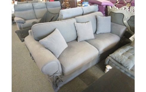 CANAPE 3 PLACES GRIS