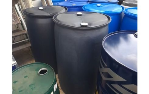 BIDON PLASTIQUE GRIS 200L