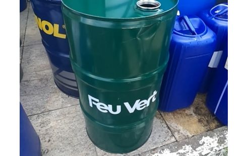 BIDON METAL VERT FEU VERT 60L