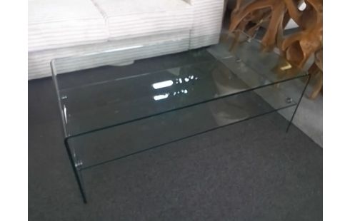 TABLE BASSE VERRE DE MEUBLE ORLONG