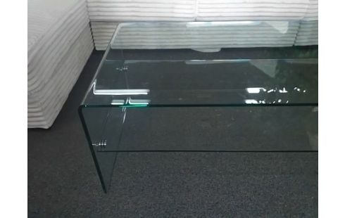TABLE BASSE VERRE DE MEUBLE ORLONG