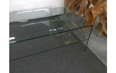 TABLE BASSE VERRE DE MEUBLE ORLONG