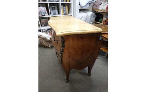 COMMODE STYLE LOUIS XV BOIS DE ROSE