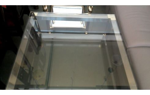 MESA DE SALÓN HIELO LATÓN
