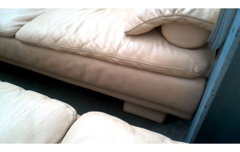 SALÓN, , SILLÓN RELAX BEIS CUERO