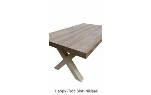 TABLE DE SALLE A MANGER CERUSE, , BOIS LOOK