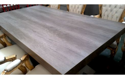 TABLE DE SALLE A MANGER CERUSE, , BOIS LOOK