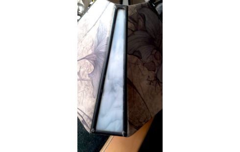 LAMPADAIRE TIFFANY STYLE BLANCHE ROSE