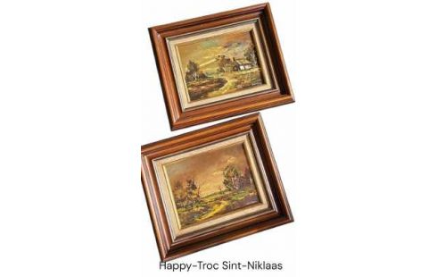 SCHILDERIJ LANDSCHAP GESIGNEERD PEETERS