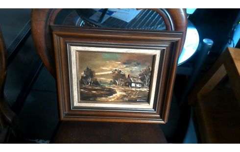 SCHILDERIJ LANDSCHAP GESIGNEERD PEETERS