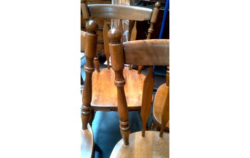 4 CHAISES, , BOIS