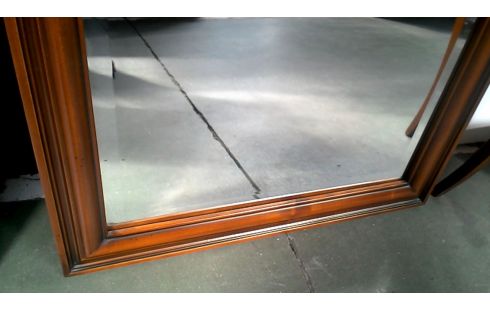MIROIR BISEAUTE MERISIER