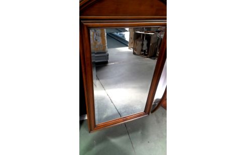 MIROIR BISEAUTE MERISIER