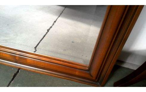 MIROIR BISEAUTE MERISIER