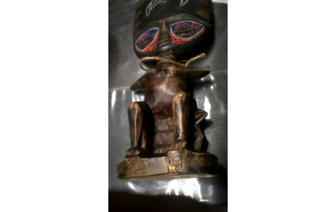 OBJET DECO AFRICAIN, , BOIS CUIVRE