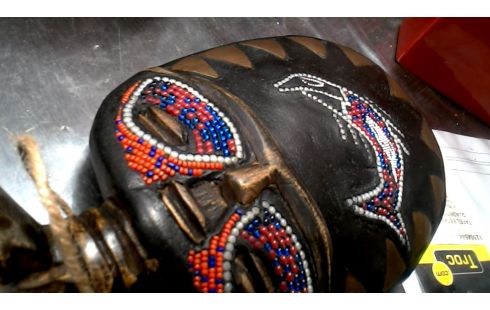 OBJET DECO AFRICAIN, , BOIS CUIVRE