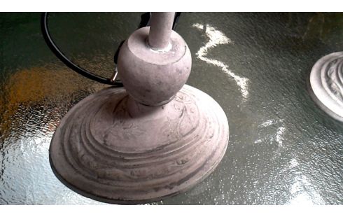 STEHLAMPE OVAL KUPFER NATURFARBEN DAS STÜCK