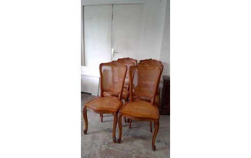 LOT DE 6 CHAISES