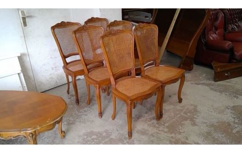 LOT DE 6 CHAISES