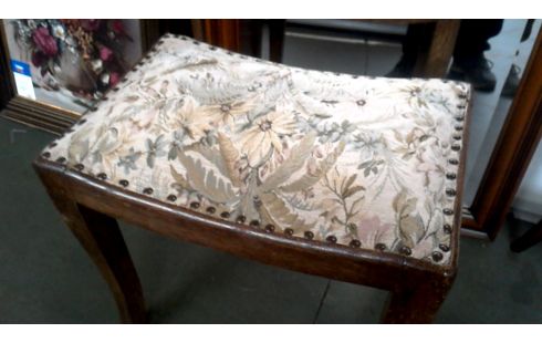 REPOSE PIED ANCIEN, , BOIS TISSU FLEUR