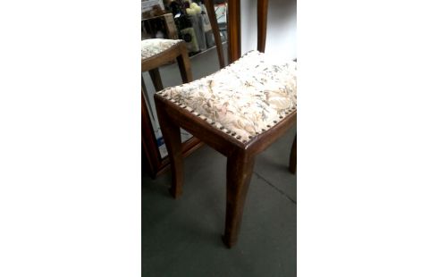 REPOSE PIED ANCIEN, , BOIS TISSU FLEUR