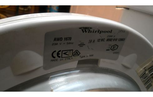 WASMACHINE WHIRLPOOL