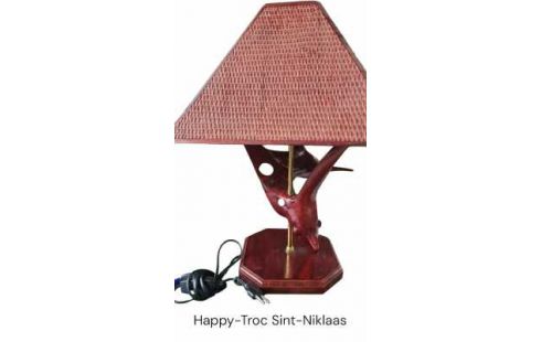 TAFELLAMP VINTAGE LEONARD T JAREN 70
