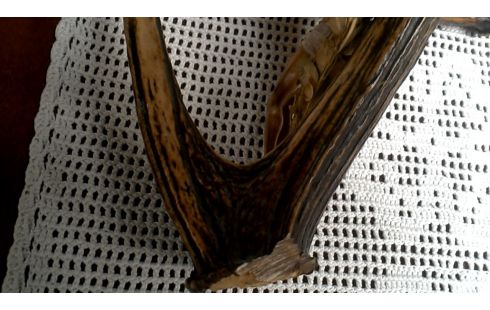 CRUCIFIX VINTAGE, , BOIS DE CERF
