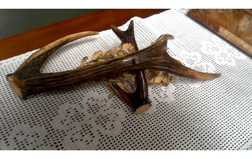 CRUCIFIX VINTAGE, , BOIS DE CERF