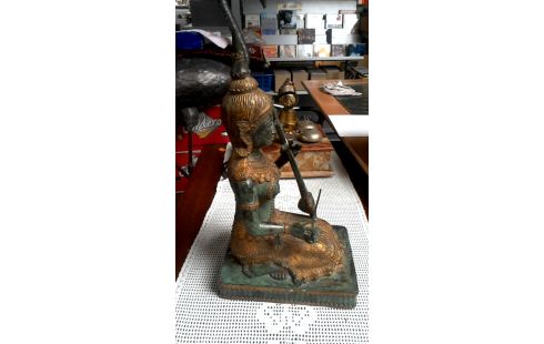 STATUE ORIENTAL BRONZE