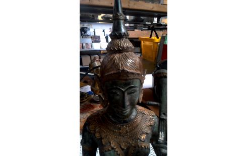 STATUE ORIENTAL BRONZE