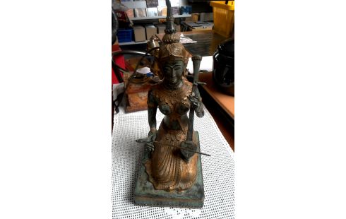 STATUE ORIENTAL BRONZE