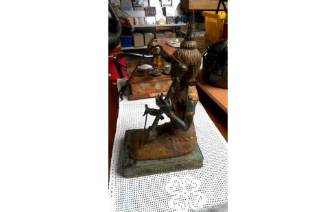STATUE ORIENTAL BRONZE