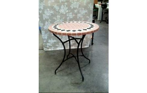 TISCH RUND MOSAIK METALLGESTELL