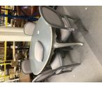 CHAISE LOT DE 3 + 1 GRATUITE CERUSE + COUSSIN SUPP