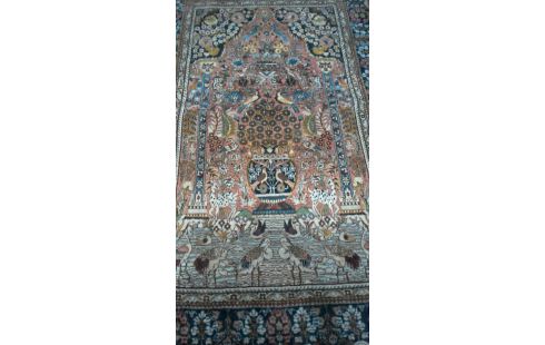 TAPIS IRAN  LAINE SOIE  110-62 CM