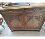 MEUBLE EN CHENE 2T2P SCULPTE