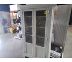 VITRINE BIBLIOTHEQUE BLANCHE 2P VITREES