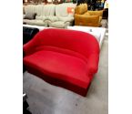 BANQUETTE CRAPAUD FRANGÉ ROUGE