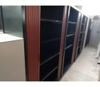 ARMOIRE BUREAU NOIRE SANS CLE 120X198