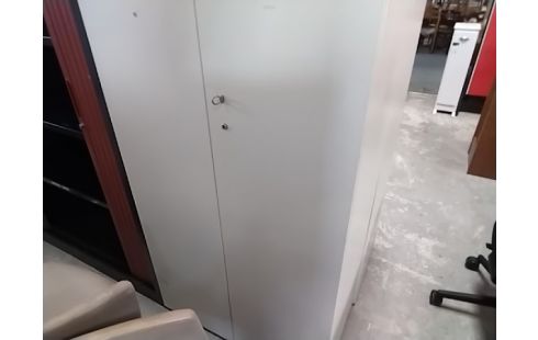 ARMOIRE DE BUREAU BLANCHE SANS CLE 82X138