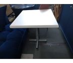 TABLE CARRE BLANCHE 70X70