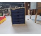 RANGEMENT DE BUREAU 5T BLEU