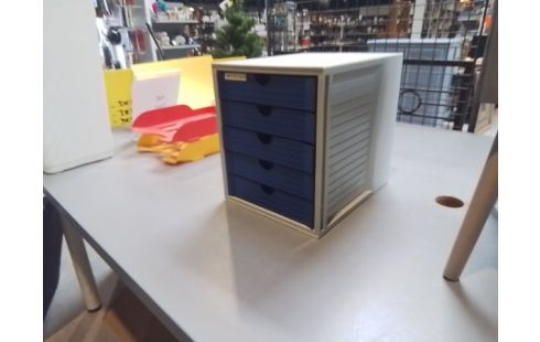RANGEMENT DE BUREAU 5T BLEU