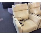 FAUTEUIL RELAX ELCETRIQUE TISSU JAUNE