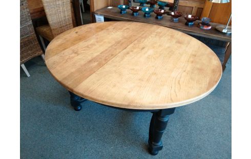 TABLE OVALE CHENE 2 ALLONGES