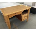 BUREAU BOIS RUSTIQUE 3 TIROIRS